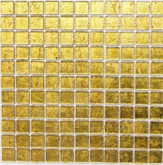 Mosaico de vidrio de oro mosaico de azulejos estructura de azulejos backsplash cocina ducha pared MOS120-0742