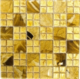 Mosaico de vidrio de oro mosaico de azulejos Desierto azulejo backsplash cocina ducha pared MOS88-8DSG