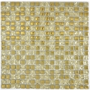 Mosaico backsplash cristal translúcido mosaico de vidrio de oro BAÑO WC cocina PARED MOS92-0707_f