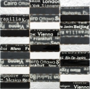 Mosaico rectangular azulejos de mosaico de vidrio Urban Feeling vidrio esmerilado negro blanco plata cocina splashback baño - MOS87-39