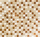 Mosaico de vidrio mosaico de piedra natural azulejo beige crema ocre marrón dorado amarillo backsplash baño cocina pared plato de ducha - MOS92-1204