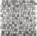Mosaico de vidrio mosaico estera mosaico frontera gris beige pastel tono pared azulejo backsplash cocina cuarto de baño