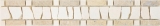 Borde de mármol chocolate crema beige nogal marrón borde de piedra natural pared baño cocina suelo WC sauna - MOSBOR-BC07