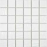 Cerámica mosaico blanco mosaico azulejo 3D mirada pared azulejo backsplash cocina cuarto de baño