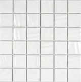Azulejo de mosaico de cerámica noble azulejo de mosaico blanco estructura blanca azulejo de mosaico azulejo de pared espejo cocina baño MOS14-0111