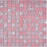 Azulejo de mosaico de cerámica exclusiva Japón rosa rosa pared azulejo backsplash cocina baño aseo - MOS18-1111
