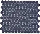 Hexagonal hexágono mosaico azulejo de cerámica mini negro R10B plato de ducha azulejo del piso azulejo de mosaico antideslizante cuarto de baño WC - MOS11H-0003-R10