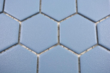 Muestra de mano mosaico cerámico hexágono azul-verde R10B plato de ducha azulejo suelo mosaico azulejo cocina baño MOS11H-0451-R10_m