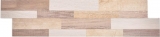 revestimiento mural autoadhesivo ALU metal aspecto madera fondo claro panel mural cocina azulejo espejo