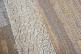 Muestra de mano revestimiento de pared de aluminio revestimiento de pared autoadhesivo metal aspecto madera oscuro MOS200-W2212_m