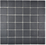 Azulejo de mosaico de cerámica suave negro SLIPPROOF SLIPPROOF base de ducha azulejo del piso baño - MOS14-0311-R10