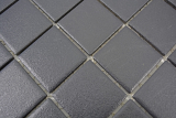 Muestra de mano mosaico azulejo de cerámica suave negro SLIPPROOF SLIPPROOF MOS14-0311-R10_m