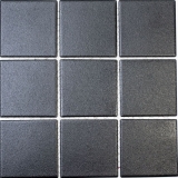 Mosaico de azulejos de pared de cerámica antracita negro antideslizante antideslizante plato de ducha azulejo del piso WC - MOS22-0302-R10