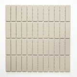 Rod mosaico de cerámica de color beige claro sin esmaltar antideslizante plato de ducha azulejos azulejos de baño - MOS24B-1211-R10