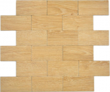 mosaico autoadhesivo papel de pared vinilo aspecto madera haya metro cocina salpicadero azulejo backsplash