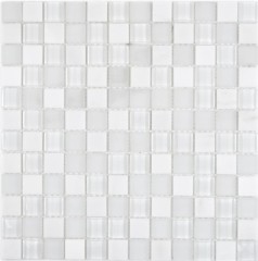 Piedra natural rústico vidrio mosaico mosaico azulejo super blanco pared revestimiento azulejo backsplash cocina baño azulejo WC splashback - MOS72-0001