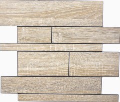 Revestimiento de pared autoadhesivo con aspecto de madera para salpicaderos de cocina MOS200-57WGS