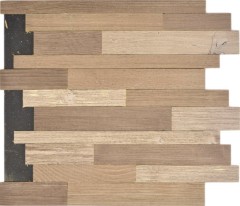 autoadhesivo paneles de madera real compuesto beige marrón HSC madera pared azulejos backsplash cocina splashback MOS170-PW1