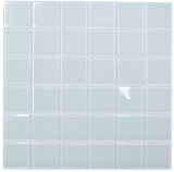 Mosaico de vidrio mosaico de vidrio blanco tinte verde mosaico azulejo pared azulejo backsplash cocina ducha baño