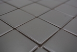 Muestra de mano mosaico azulejo cerámica gris metal mate azulejo backsplash cocina splashback MOS16B-0211_m