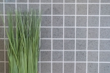 Muestra de mano mosaico azulejo backsplash cuarzo compuesto piedra artificial Gris artificial MOS46-ASM43_m