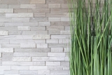 Muestra de mano mosaico azulejo azulejo backsplash autoadhesivo mármol piedra natural gris blanco crema piedra natural blanco madera MOS200-0120_m
