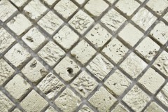 Muestra de mano mosaico piedra resina oro pared azulejo backsplash cocina baño MOS88-0707_m