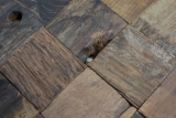 Muestra de mano mosaico de madera bota Old Wood madera FSC mosaico azulejo pared azulejo backsplash cocina baño MOS160-23_m