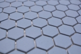 Muestra de mano mosaico cerámico hexágono azul-verde R10B plato de ducha azulejo suelo mosaico azulejo cocina baño MOS11H-0405-R10_m