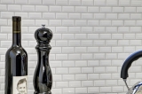 Mini Metro Subway azulejos de mosaico de cerámica BLANCO azulejo backsplash cocina MOS26-0102_f | 10 esteras de mosaico