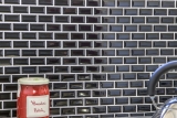 Mini Metro Subway azulejos de mosaico de cerámica negro azulejo backsplash cocina MOS26-0302_f | 10 esteras de mosaico