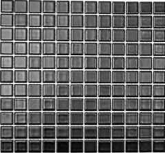 Mosaico de cerámica BLACK MATT backsplash pared azulejos cocina MOS18-0311_f