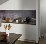 Mosaico de azulejos translúcido púrpura mosaico de vidrio Crystal púrpura BAÑO WC cocina PARED MOS62-1104_f | 10 esteras de mosaico