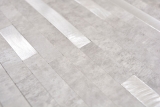 Muestra de mano vinilo compuesto efecto piedra Gris cemento/Plata mosaico pared azulejo backsplash - Muestra de mano