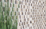 Mosaico Mármol Piedra Natural Palillos beige Alfombra Crema Marfil Dark Emperador honed MOSSopo-M10-VH21_f